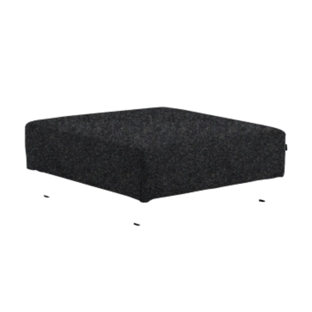 Softline A/S Softline Ohio Hocker/Ottomane Felt Melange - 623 Dark Grey