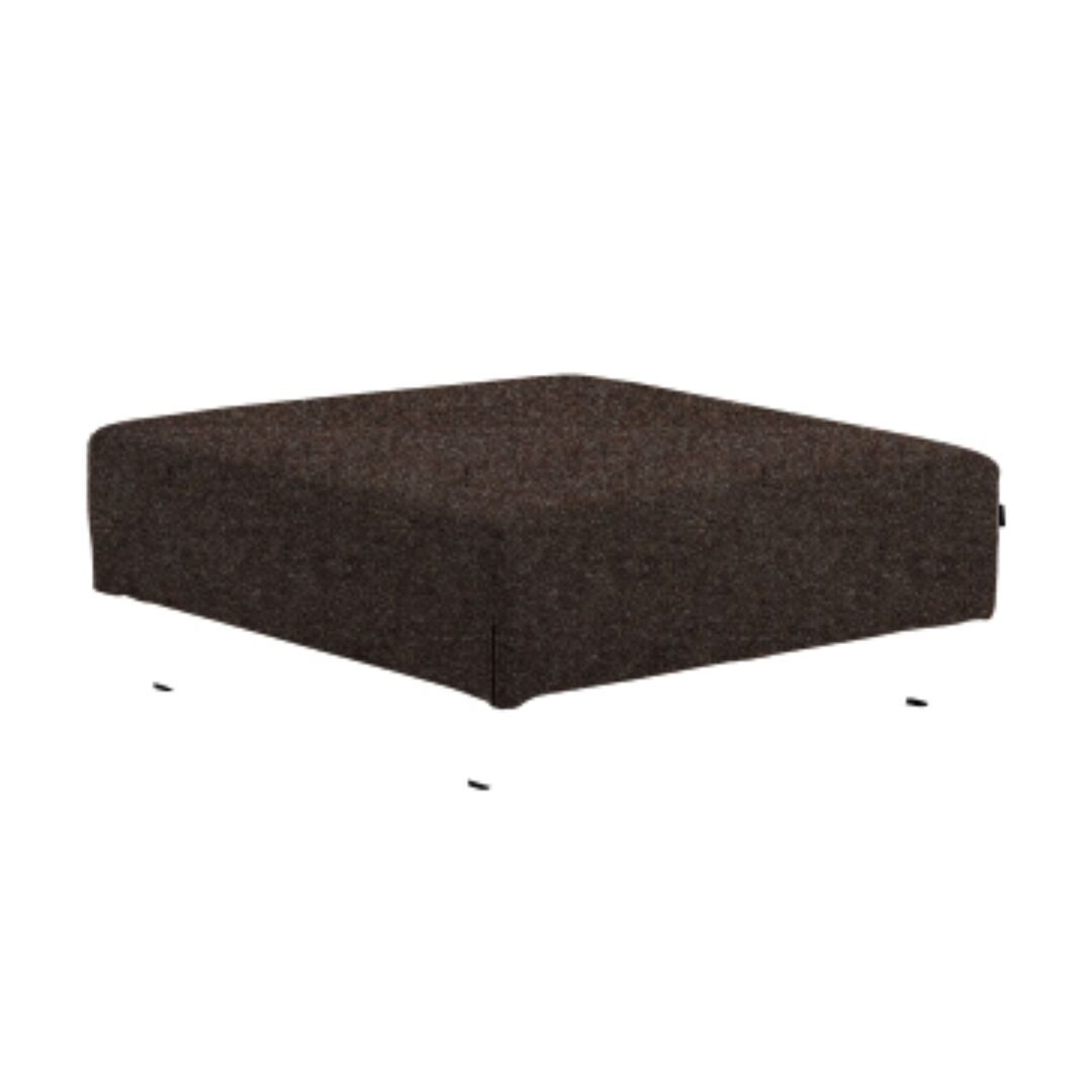 Softline A/S Softline Ohio Hocker/Ottomane Felt Melange - 635 Brown