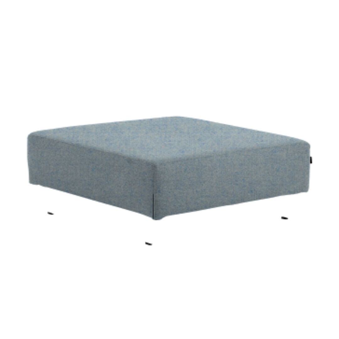 Softline A/S Softline Ohio Hocker/Ottomane Felt Melange - 641 Light Blue