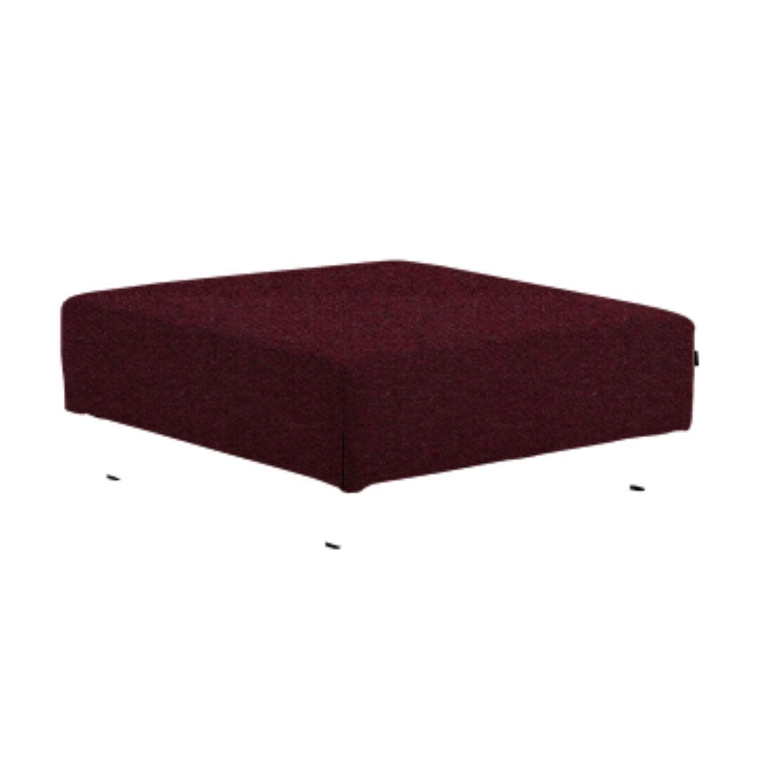 Softline A/S Softline Ohio Hocker/Ottomane Felt Melange - 651 Eggplant