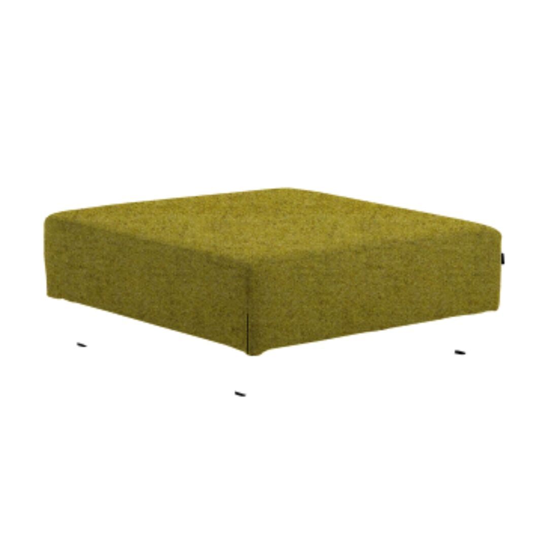 Softline A/S Softline Ohio Hocker/Ottomane Felt Melange - 847 Mustard