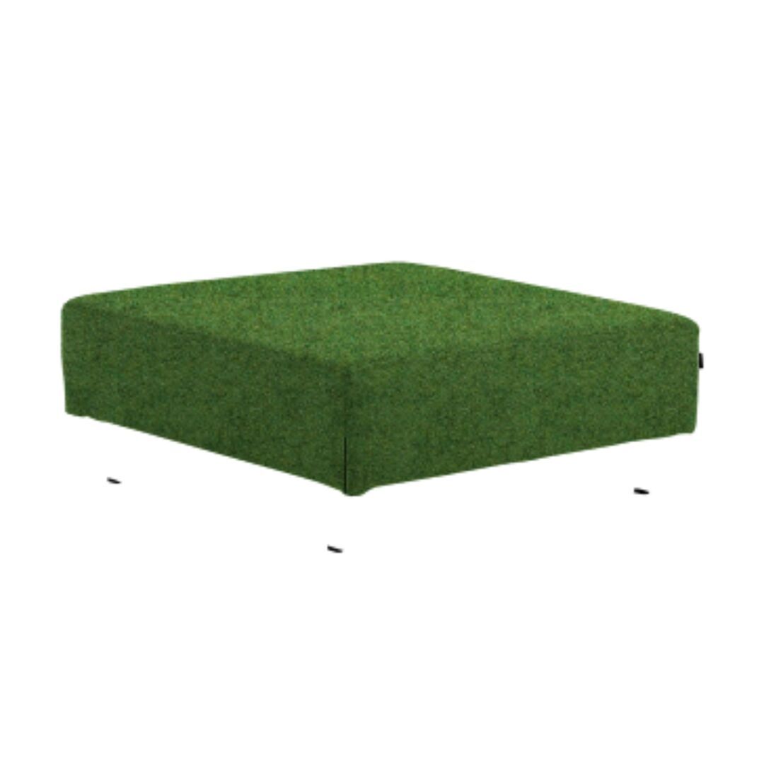 Softline A/S Softline Ohio Hocker/Ottomane Felt Melange - 848 Green