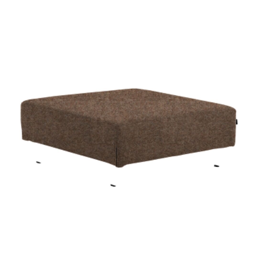 Softline A/S Softline Ohio Hocker/Ottomane Felt Melange - 849 Light Brown
