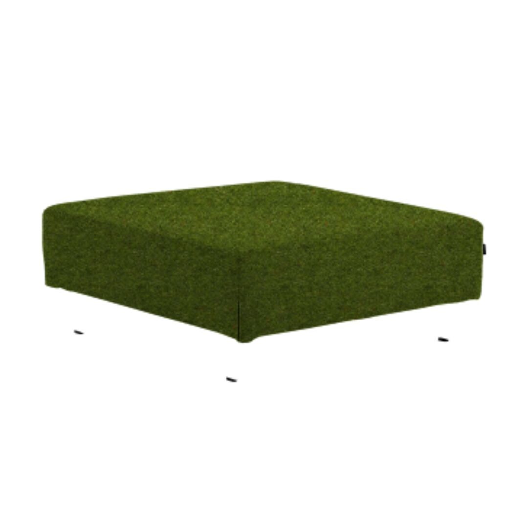 Softline A/S Softline Ohio Hocker/Ottomane Felt Melange - 855 Olive