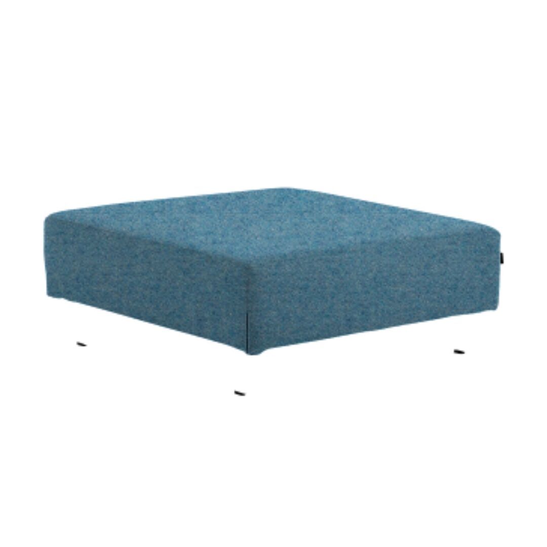 Softline A/S Softline Ohio Hocker/Ottomane Felt Melange - 858 Sky Blue