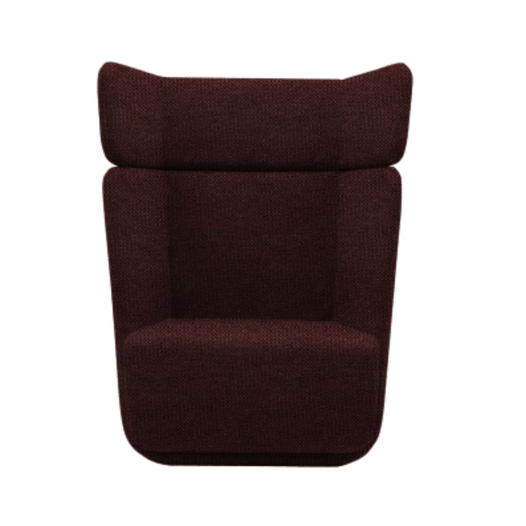 Softline A/S Softline Basket Sessel mit hohem Rücken Vision - 398 Pink Red