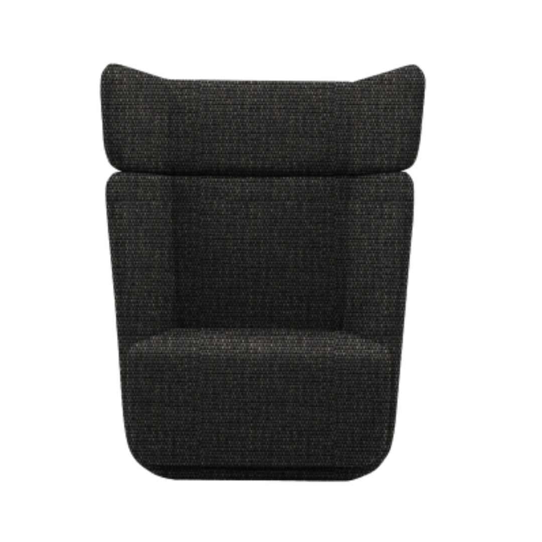 Softline A/S Softline Basket Sessel mit hohem Rücken Vision - 439 Grey Brown