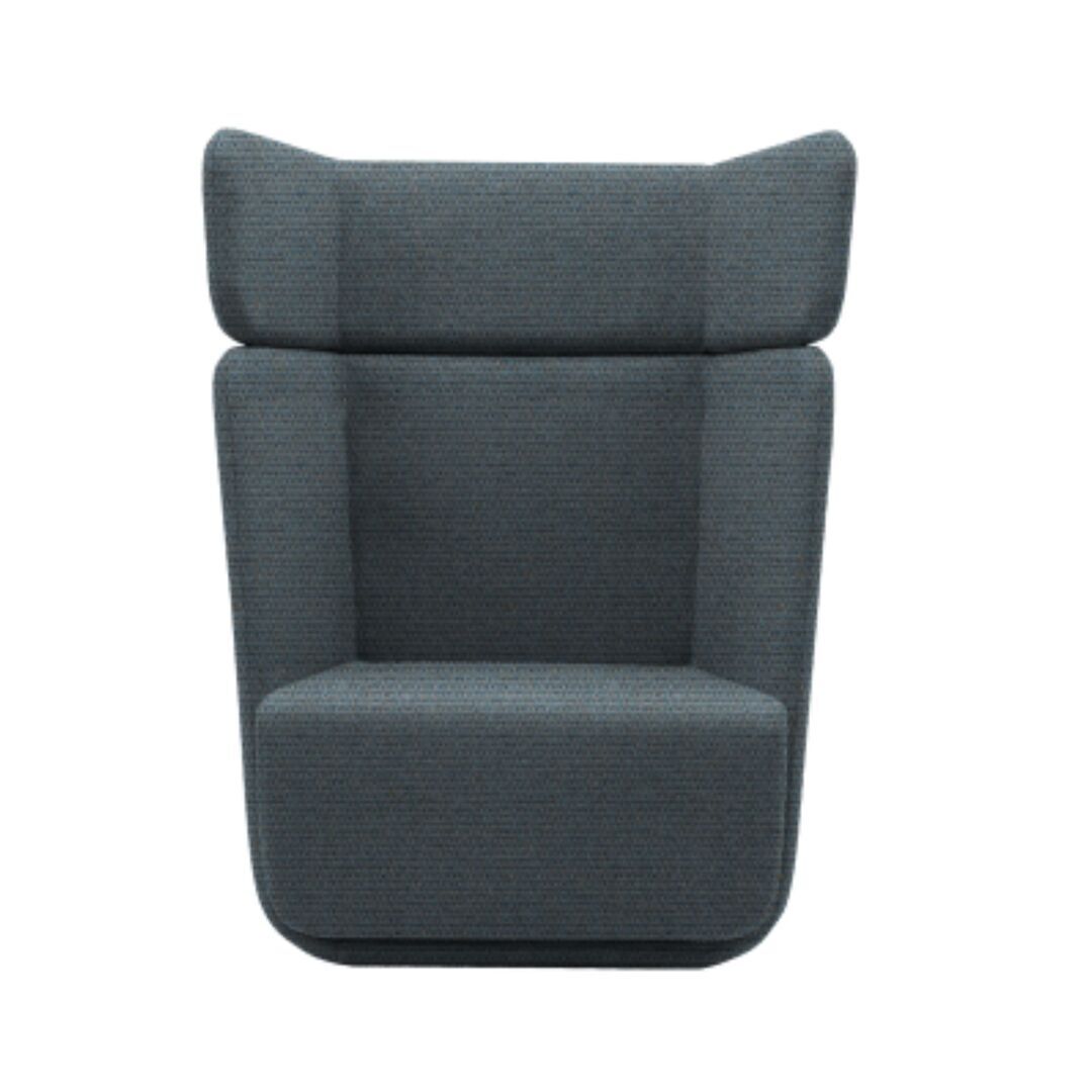 Softline A/S Softline Basket Sessel mit hohem Rücken Vision - 442 Light Blue