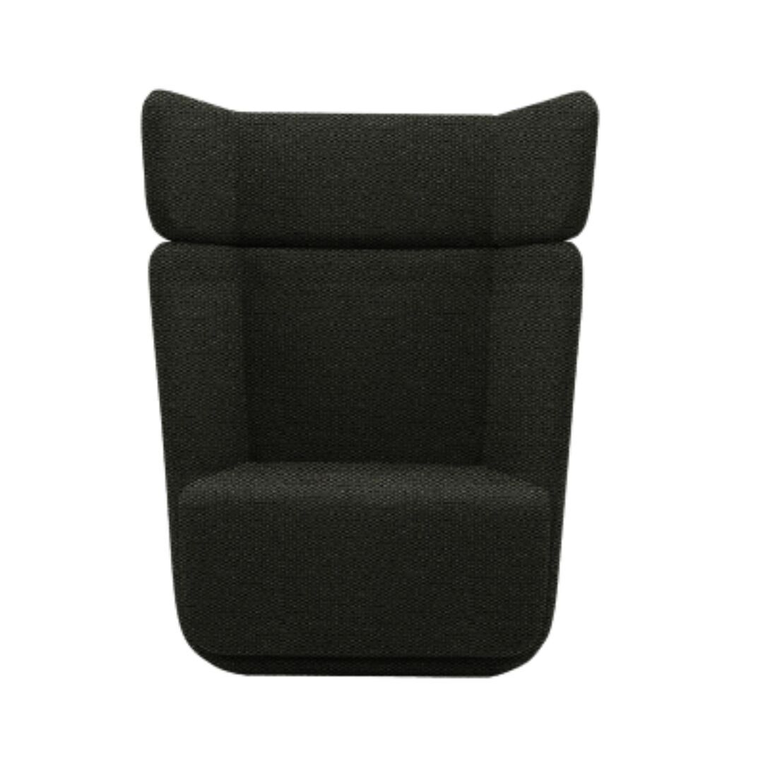 Softline A/S Softline Basket Sessel mit hohem Rücken Vision - 528 Dark Green