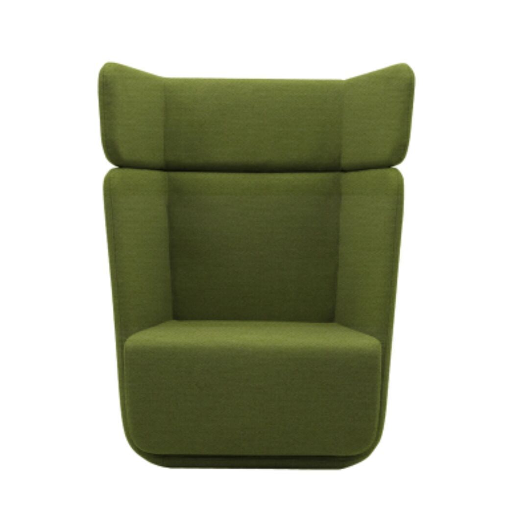 Softline A/S Softline Basket Sessel mit hohem Rücken Felt - 579 Green