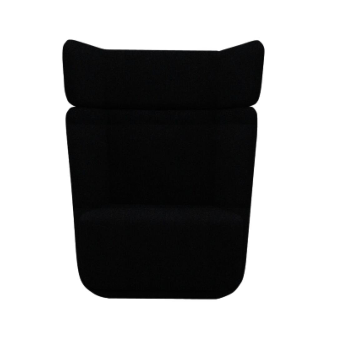 Softline A/S Softline Basket Sessel mit hohem Rücken Felt - 636 Black