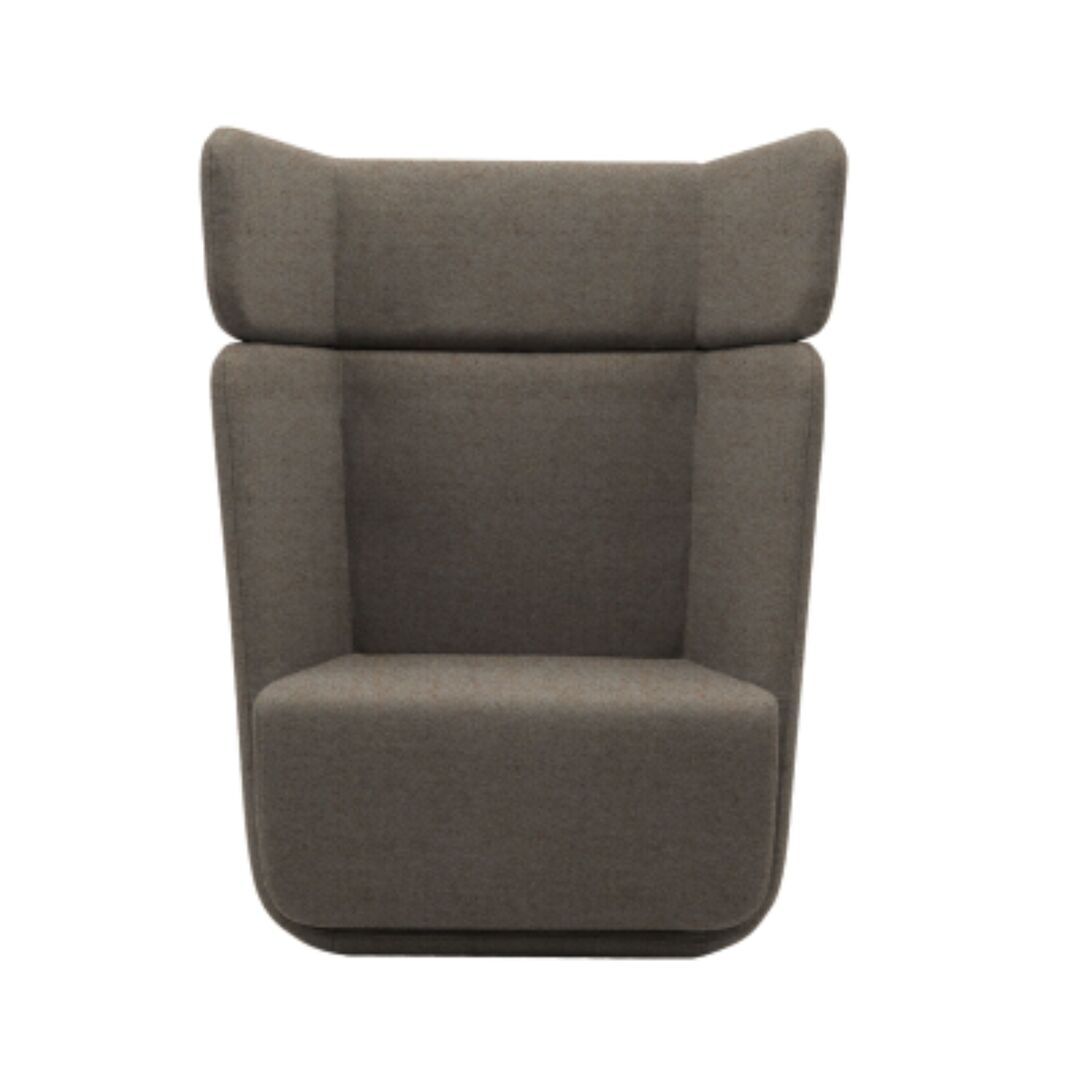 Softline A/S Softline Basket Sessel mit hohem Rücken Felt Melange - 619 Sand