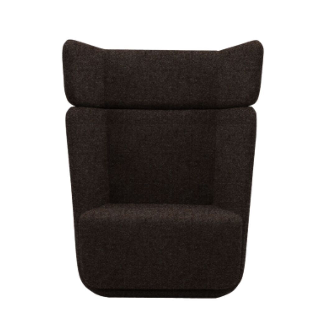 Softline A/S Softline Basket Sessel mit hohem Rücken Felt Melange - 635 Brown