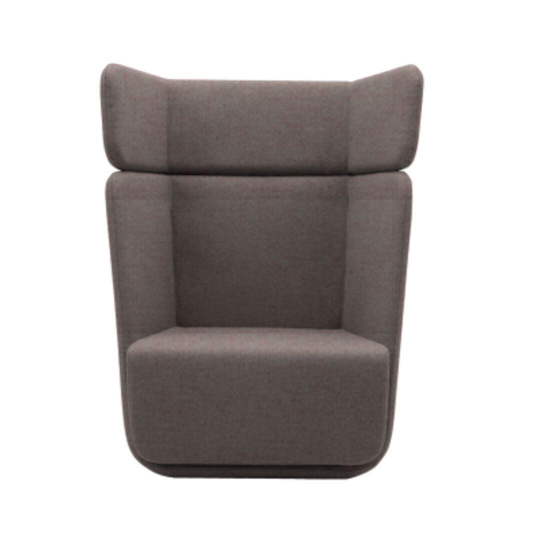 Softline A/S Softline Basket Sessel mit hohem Rücken Felt Melange - 642 Lilac