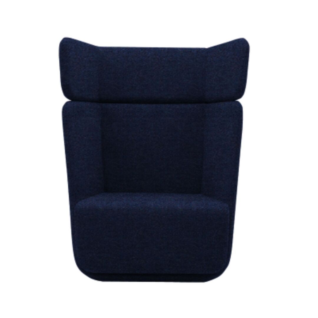 Softline A/S Softline Basket Sessel mit hohem Rücken Felt Melange - 859 Berry