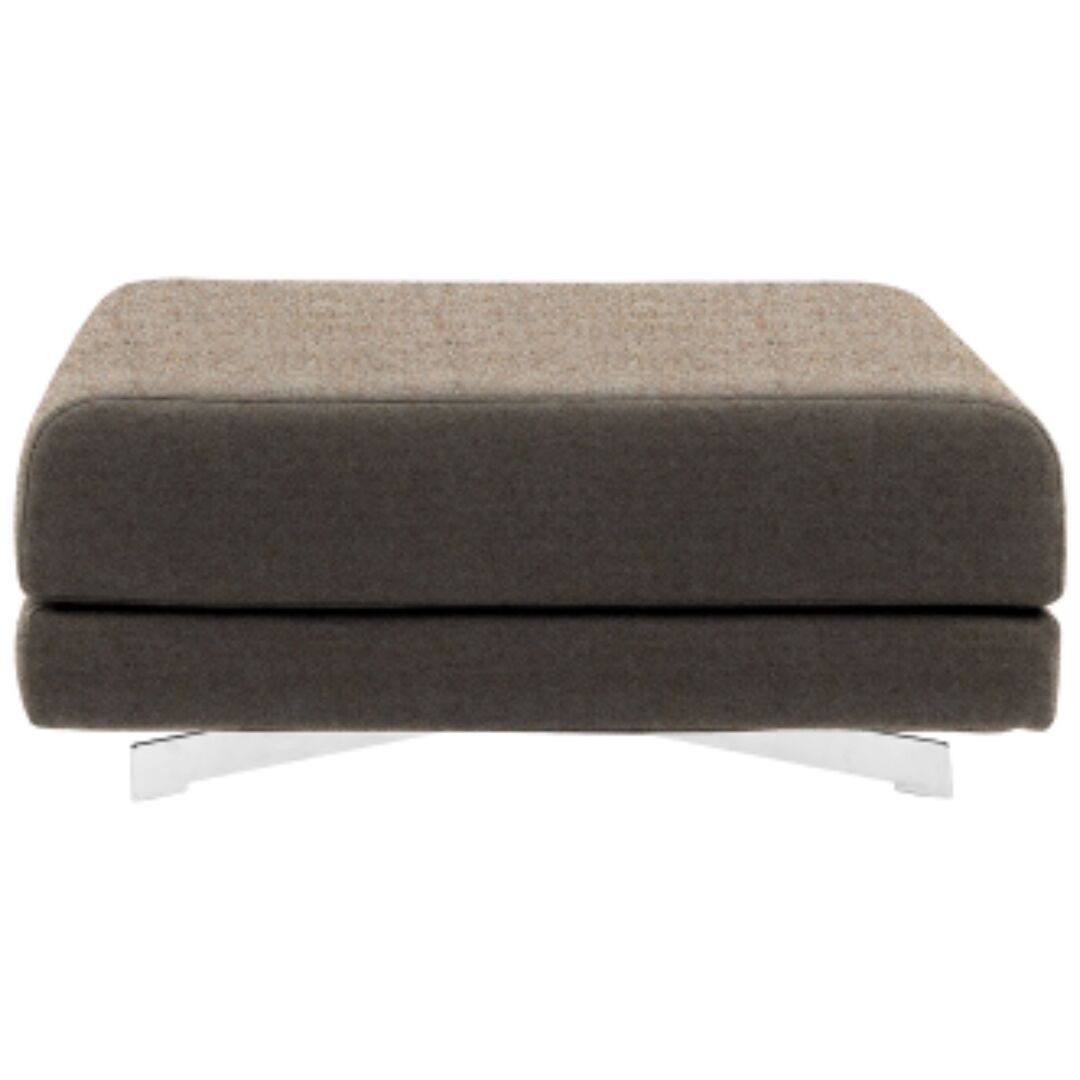 Softline A/S Softline Max Hocker/Einzelbett Felt Melange - 619 Sand, Weiss / Weiss