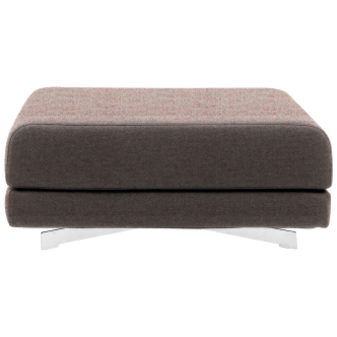 Softline A/S Softline Max Hocker/Einzelbett Felt Melange - 642 Lilac, Weiss / Weiss