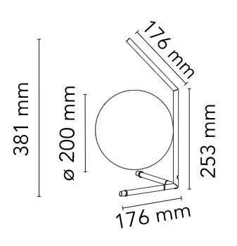 Flos IC T1 Tischleuchte