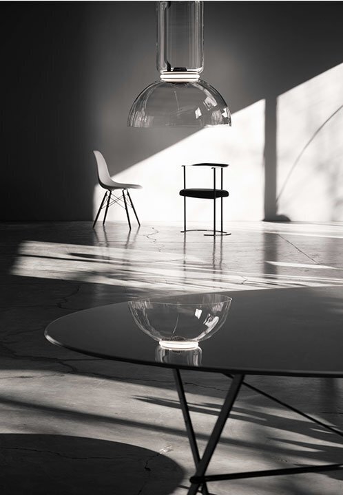 Flos Noctambule Suspension 2 Low Cylinder and Bowl