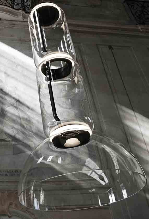 Flos Noctambule Suspension 2 Low Cylinder and Bowl