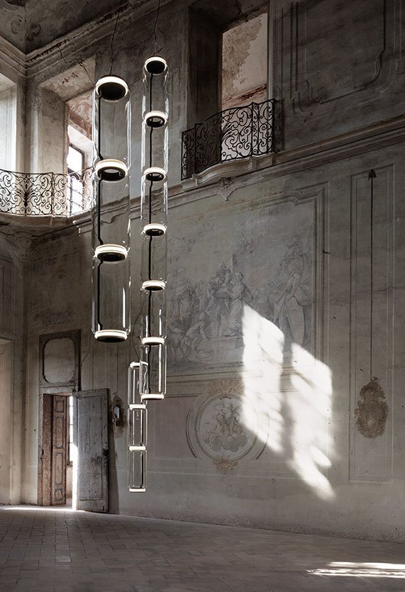 Flos Noctambule Suspension 5 High Cylinder