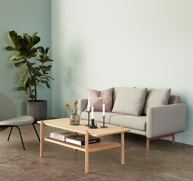 Huebsch Tisch M/Ablage, Eiche, Natur