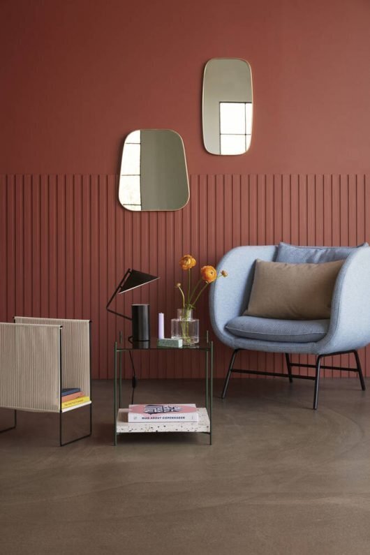 Huebsch Tisch Terrazzo/Glas/Metall natur/grün