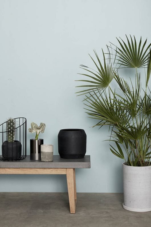 Huebsch Topf m Untersetzer 2er Set