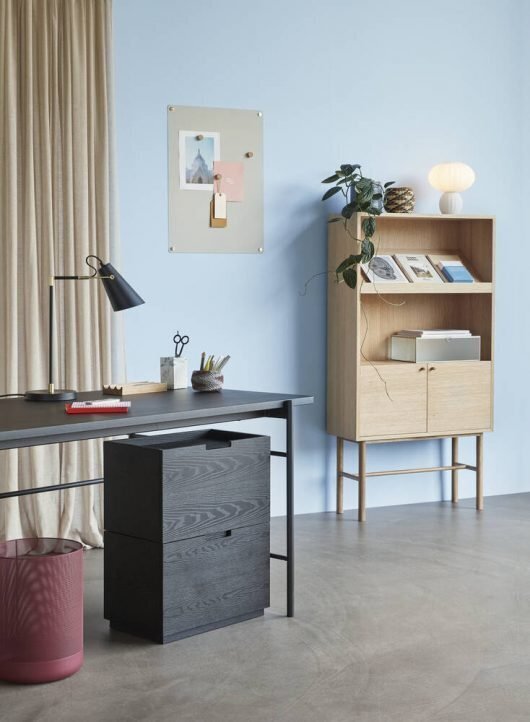 Huebsch Korb rund Metall bordeaux 2er Set