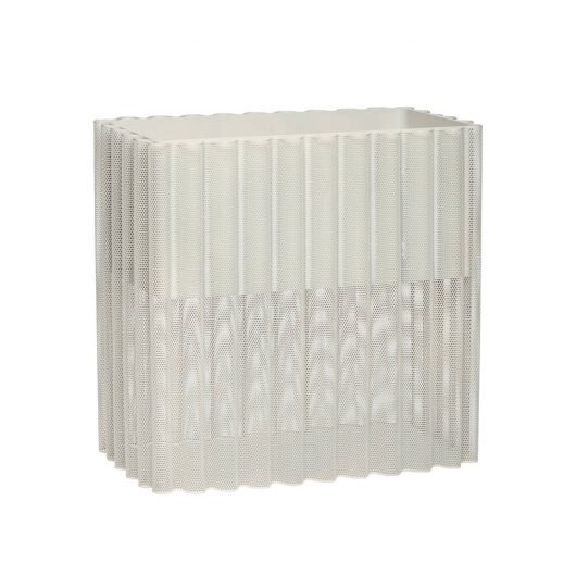 Huebsch Blumenkasten Metall grau