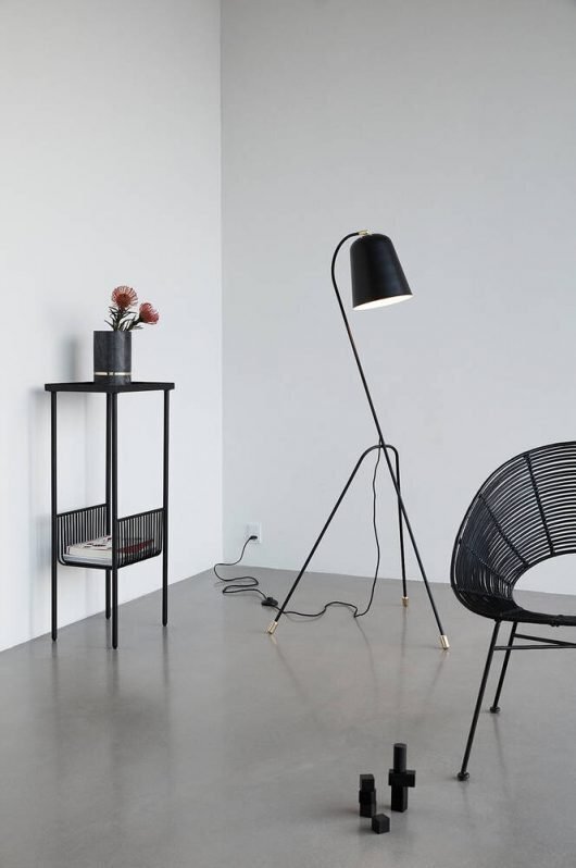 Huebsch Konsolentisch metall matt schwarz