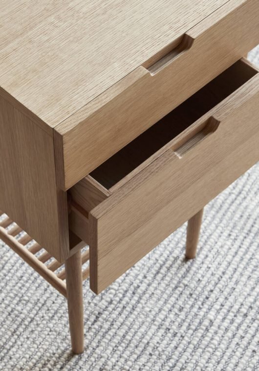 Huebsch Kommode m Schaubladen Eiche natur
