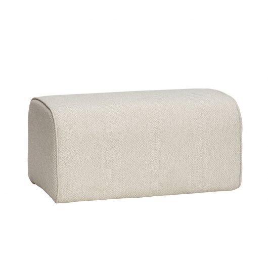 Huebsch Puff Stoff beige