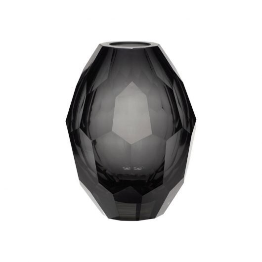 Huebsch Vase glas klar - Grau