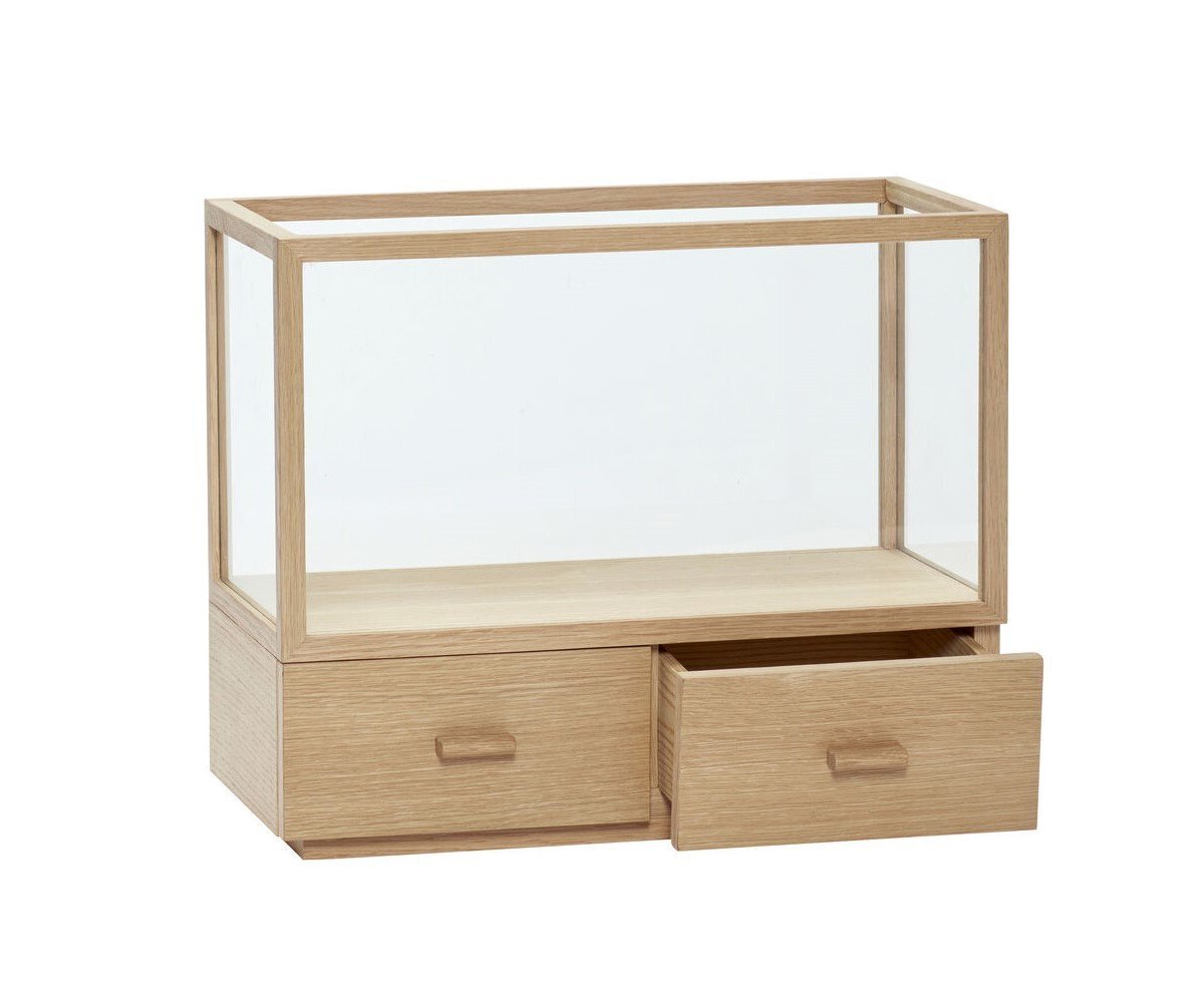 Huebsch Display Eiche/Glas Fsc Natur