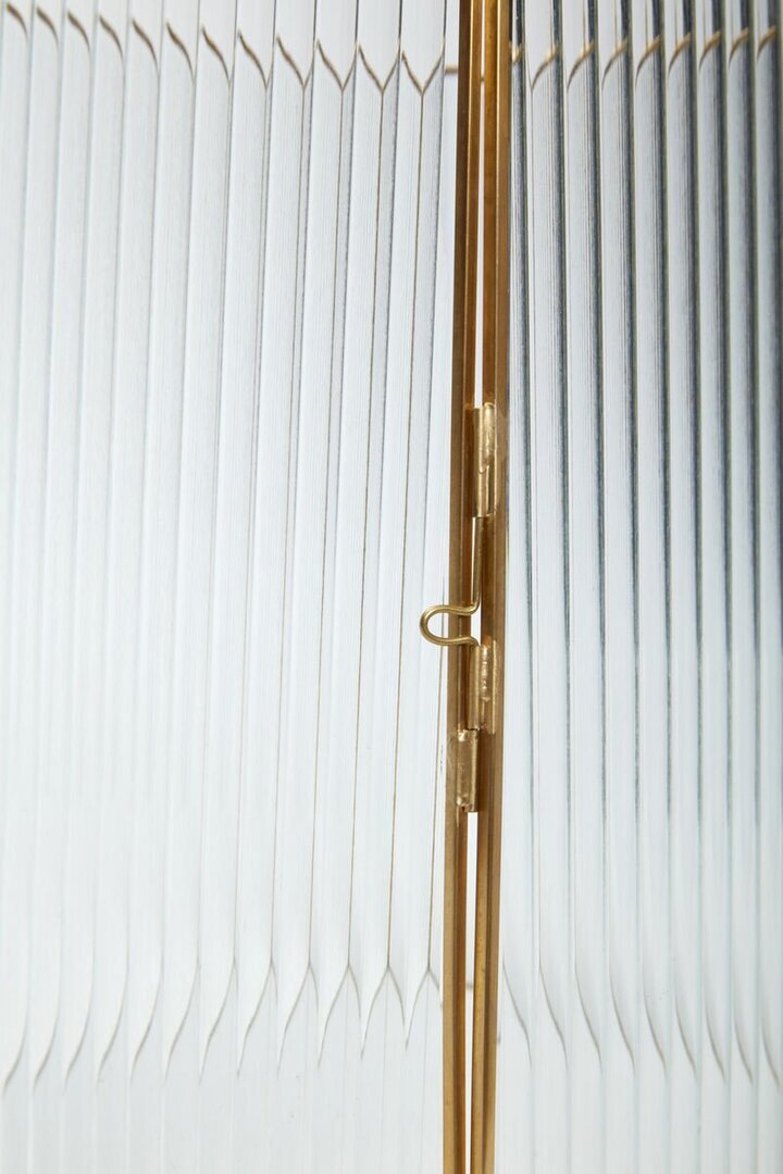 Huebsch Laterne Glas/Metall Klar/Schwarz 2Er Set