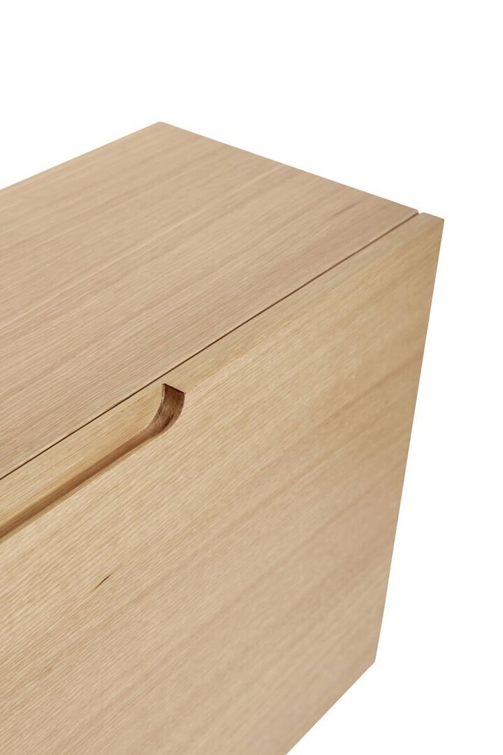 Huebsch Schuhschrank Eiche Fsc Natur 100X25Xh40Cm