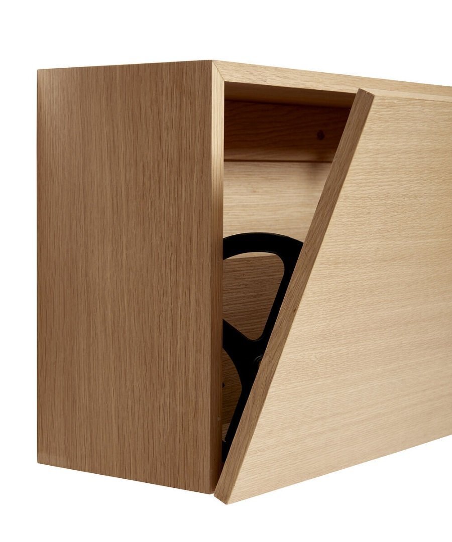 Huebsch Schuhschrank Eiche Fsc Natur 100X25Xh40Cm