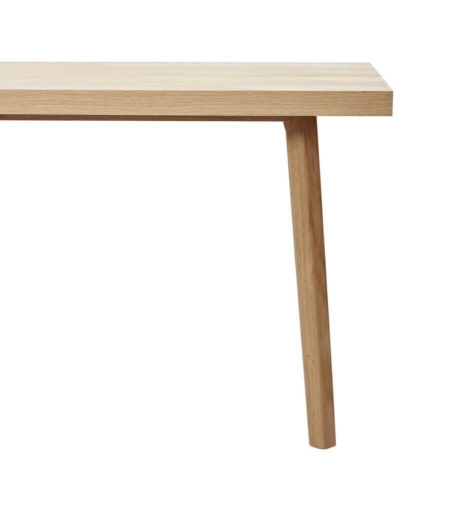 Huebsch Tisch Eiche Fischgrätenmuster Fsc Natur 100X200Xh75Cm