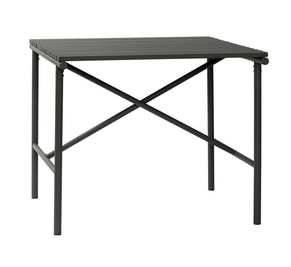 Huebsch Tisch Metall Schwarz 90X90Xh76Cm