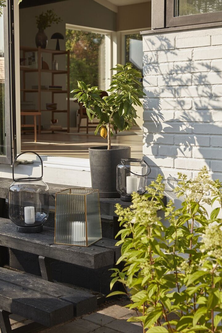 Huebsch Topf Schwarz 2Er Set