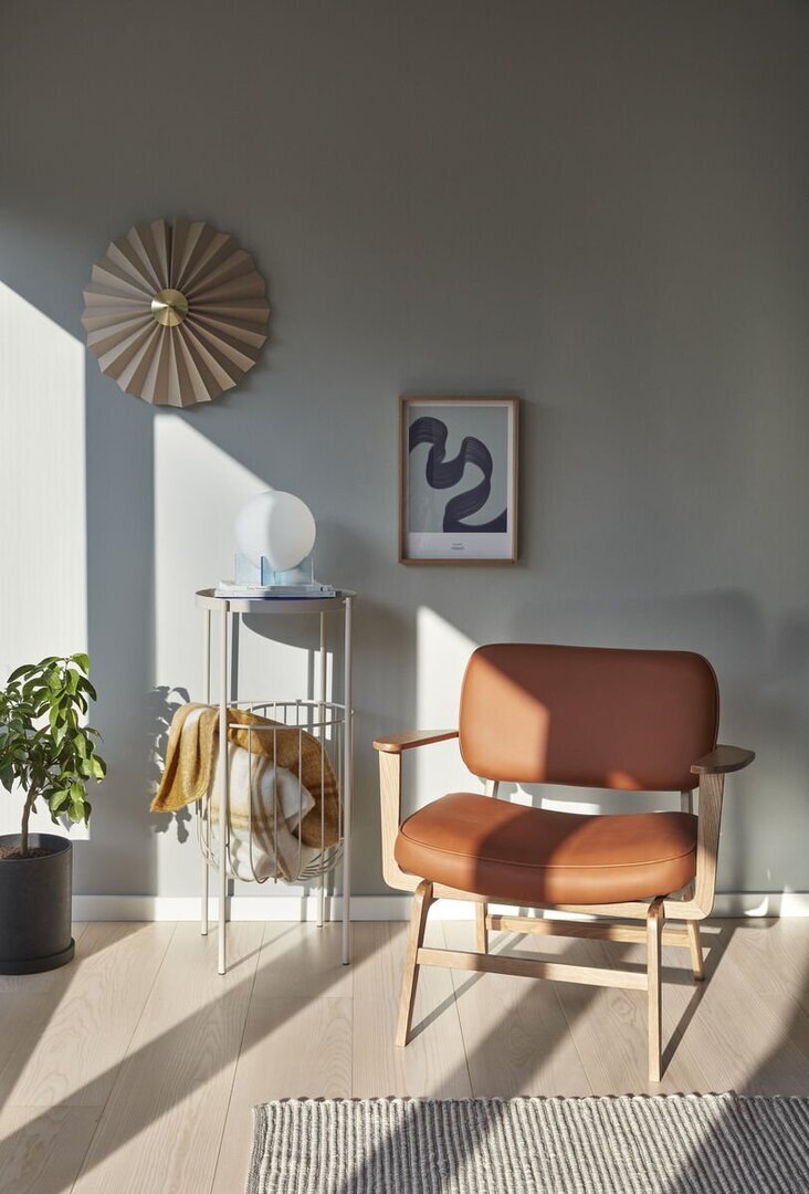 Huebsch Loungestuhl Eiche Fsc Oeko-Tex - Braun, Natur