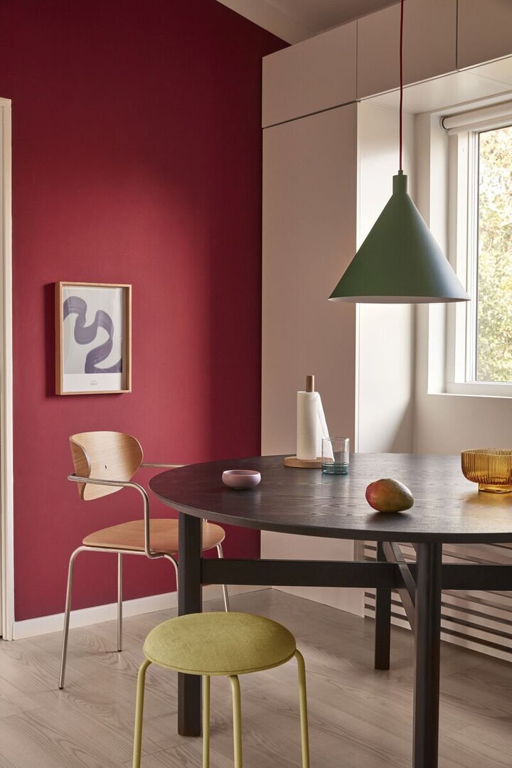 Huebsch Pendelleuchte Metall - Grün/Rot