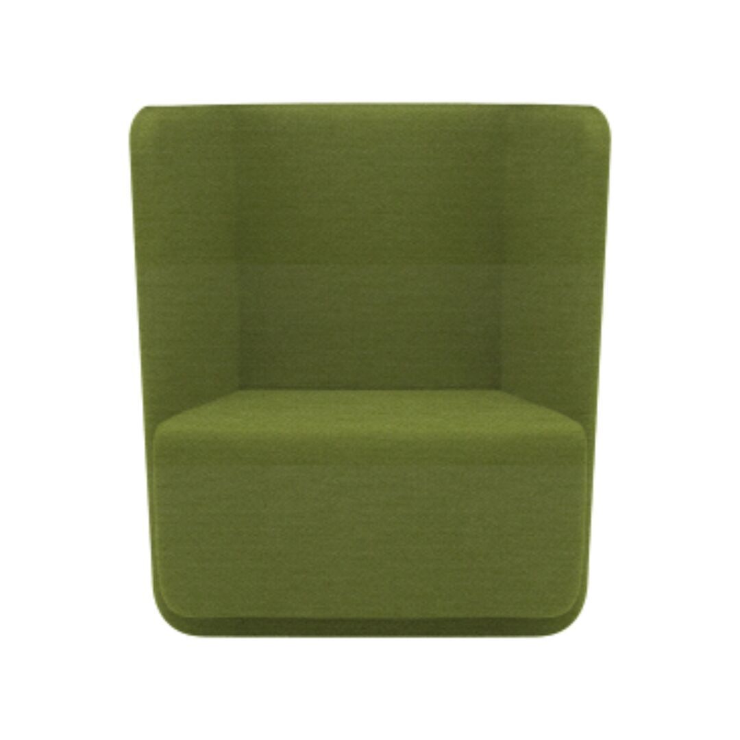 Softline A/S Softline Basket Sessel mit niedrigem Rücken Felt - 579 Green