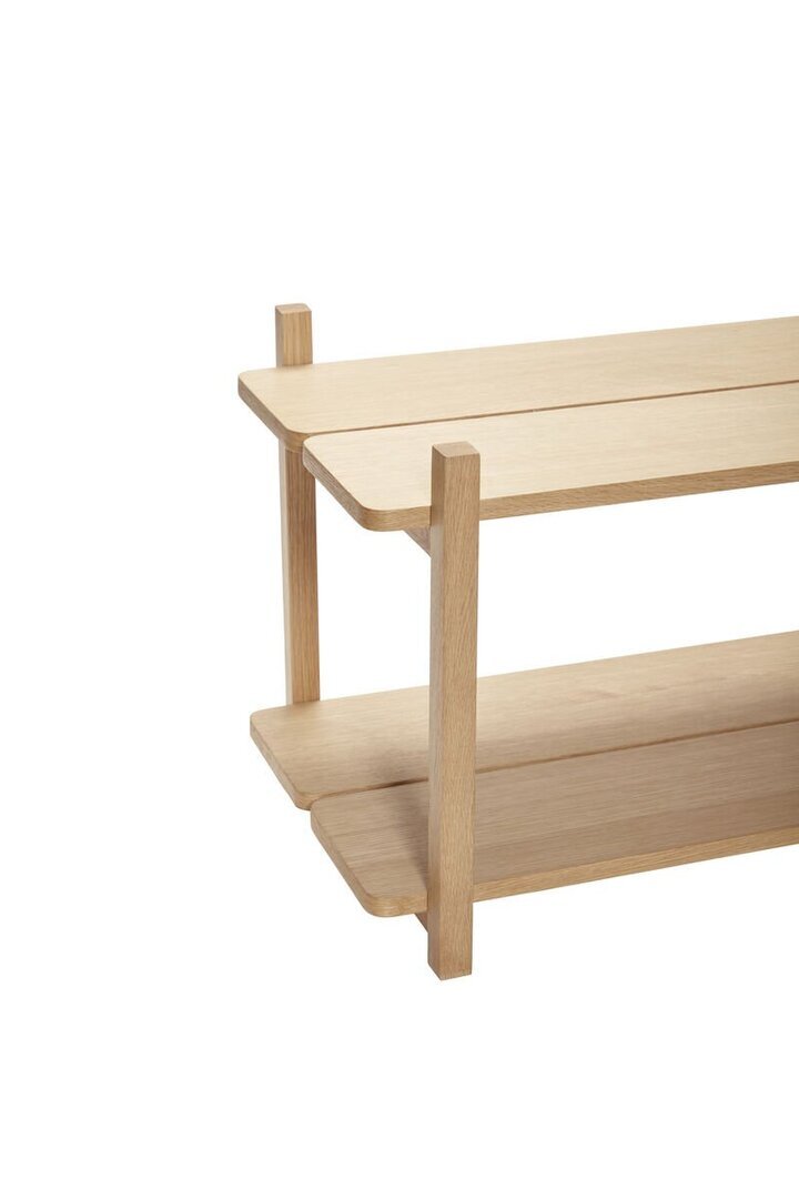 Huebsch Regal M/2 Fächer Eiche Fsc