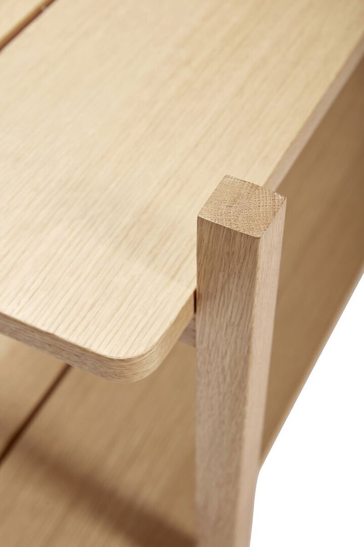 Huebsch Regal M/2 Fächer Eiche Fsc