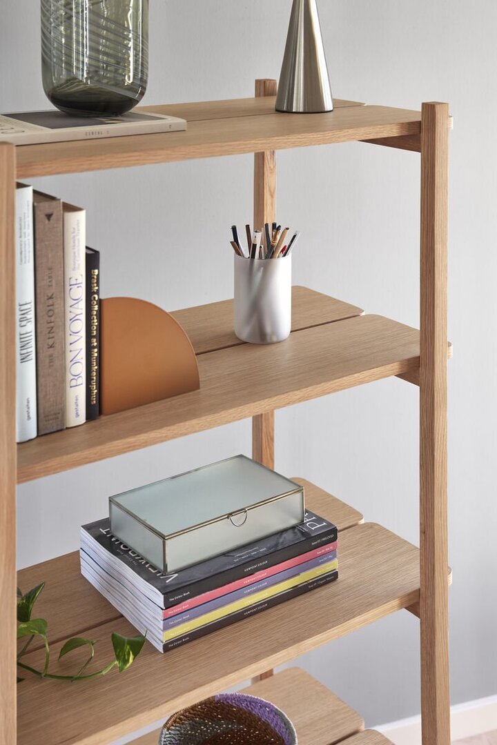 Huebsch Regal M/5 Fächer Eiche Fsc