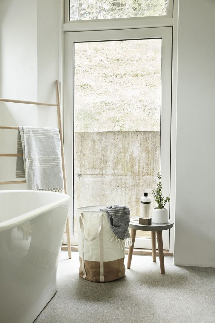 Huebsch Displayleiter Eiche Natur H160cm