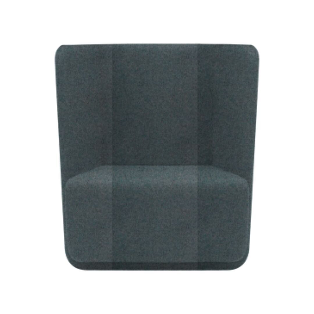 Softline A/S Softline Basket Sessel mit niedrigem Rücken Felt Melange - 292 Light Grey