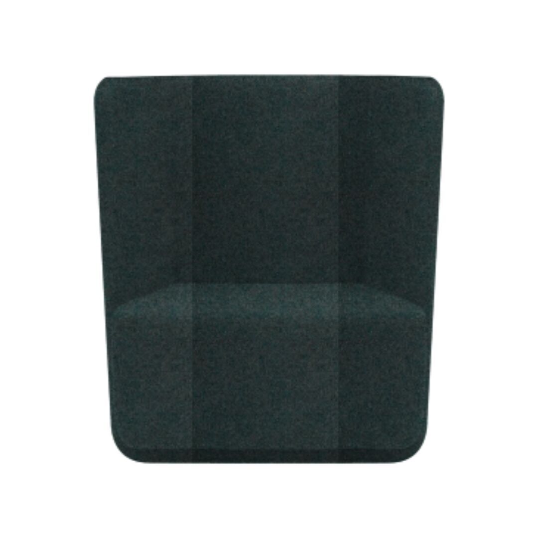 Softline A/S Softline Basket Sessel mit niedrigem Rücken Felt Melange - 293 Grey Green